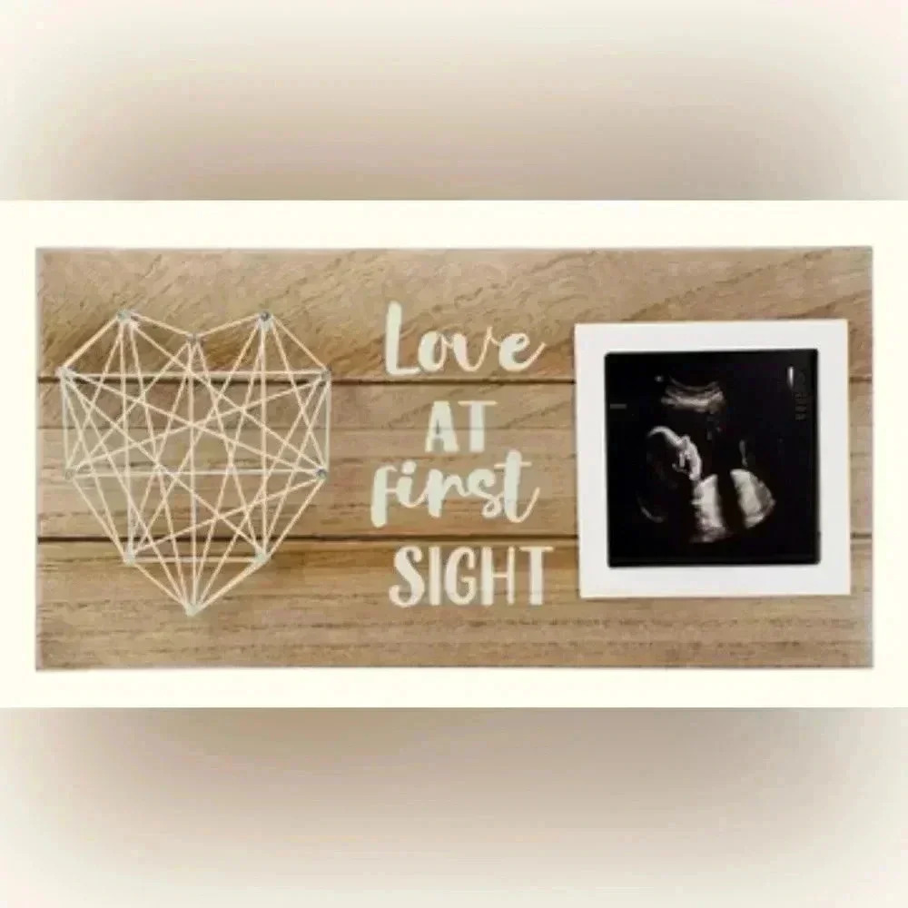 Boom Moments Sonogram Picture Frame Love at First Sight New - Picture 2 of 5